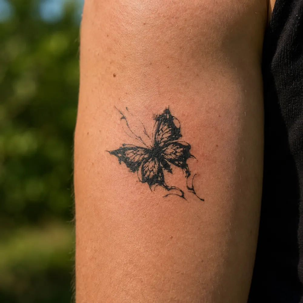 Mariposa de tinta