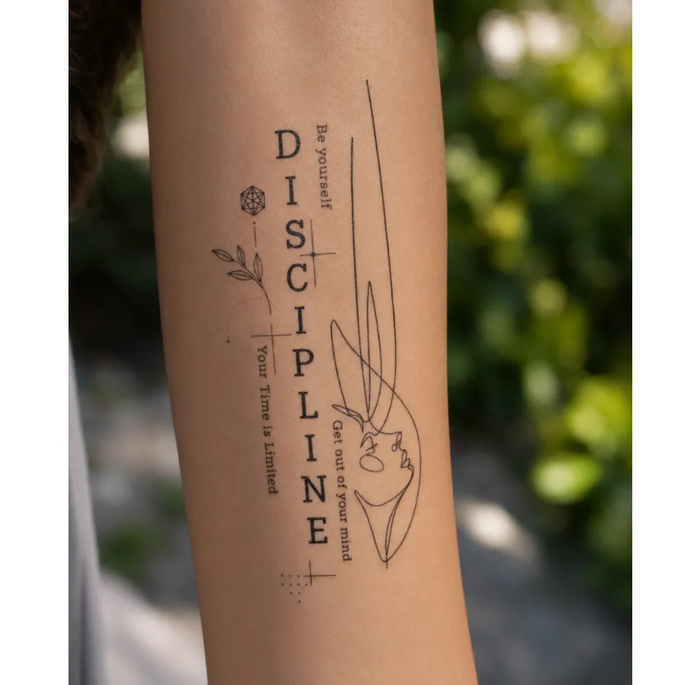 SafeTatt — Mind Discipline · fotografie tetování na kůži