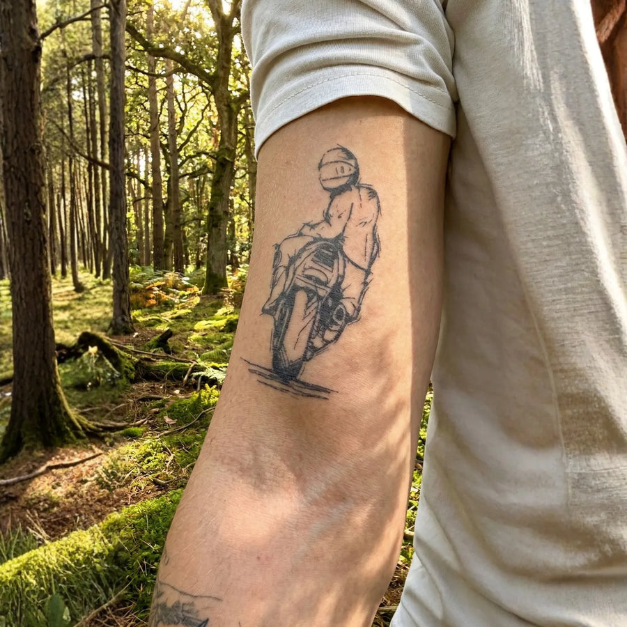 Ciclista de Tiro por la Culata