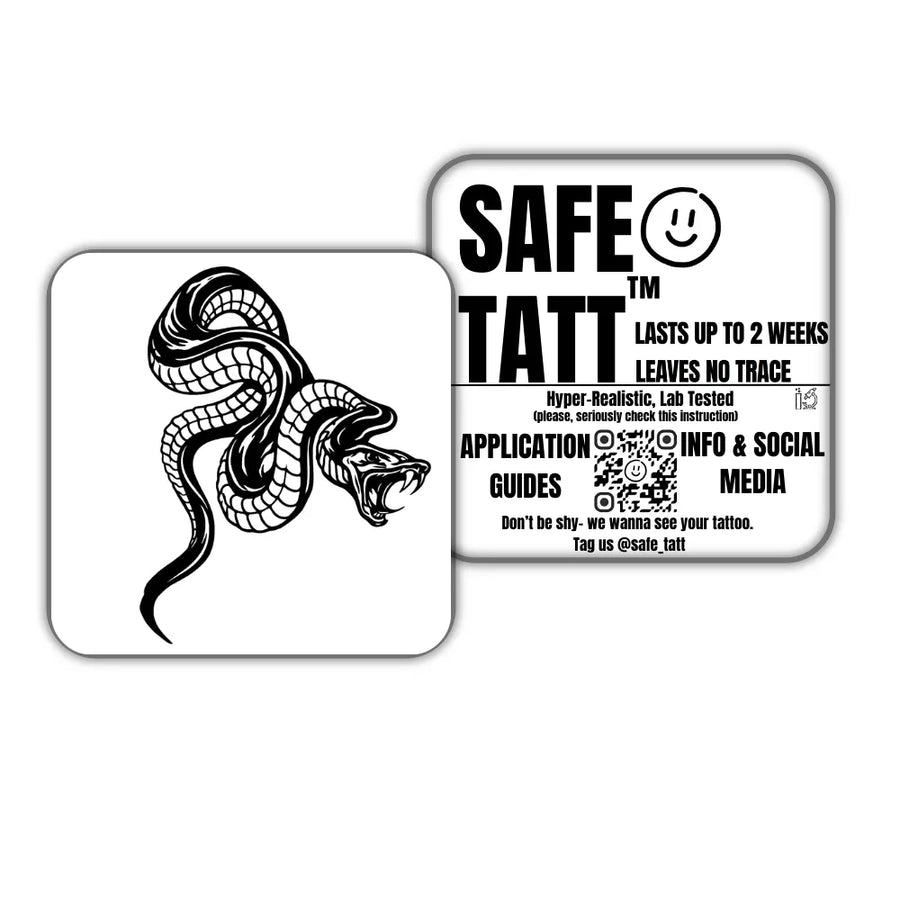Serpiente de ataque enroscada