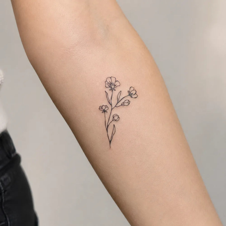 Tallo de flor silvestre