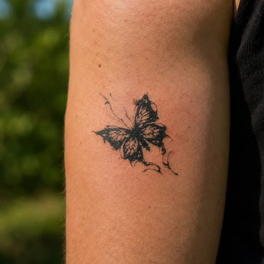 Mariposa de tinta