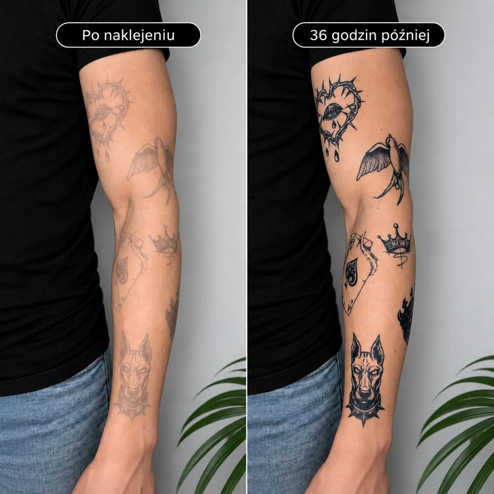 Tatuaje en la foto de la clienta Sylwia