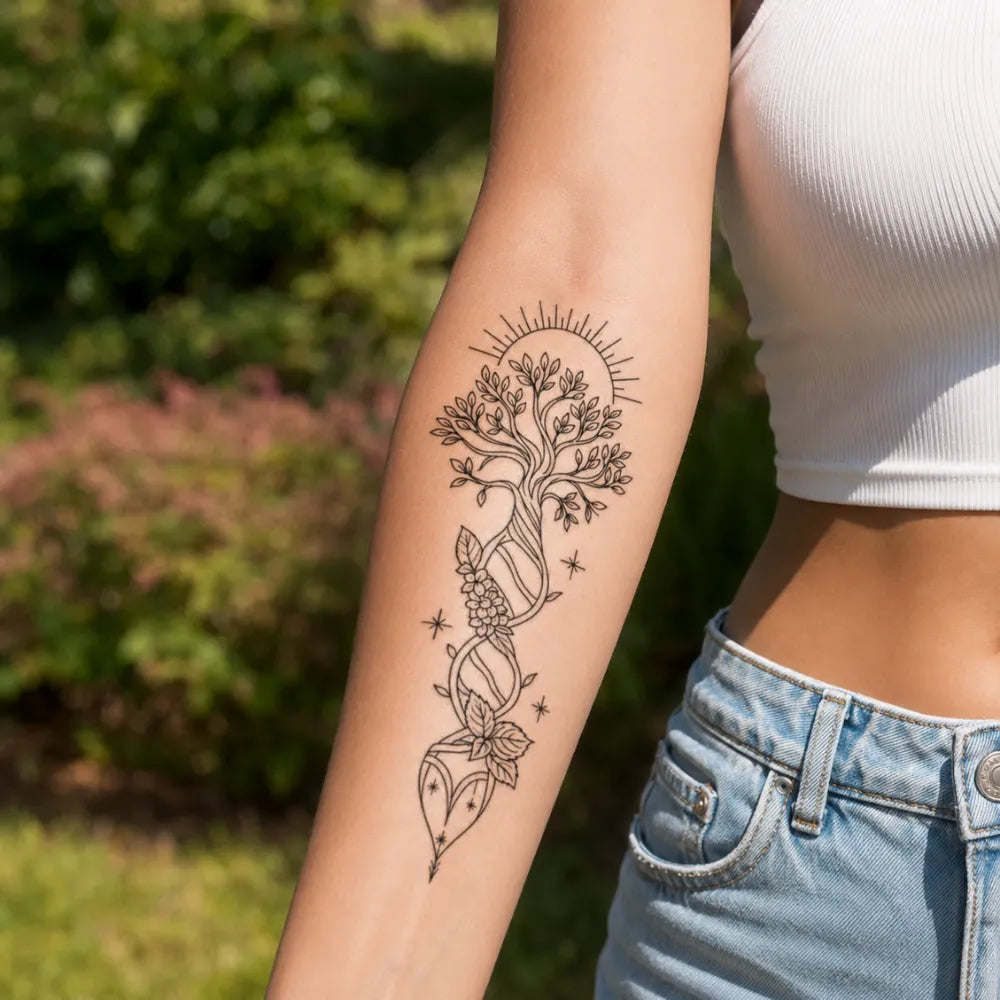 SafeTatt — Tree of Life · fotografie tetování na kůži