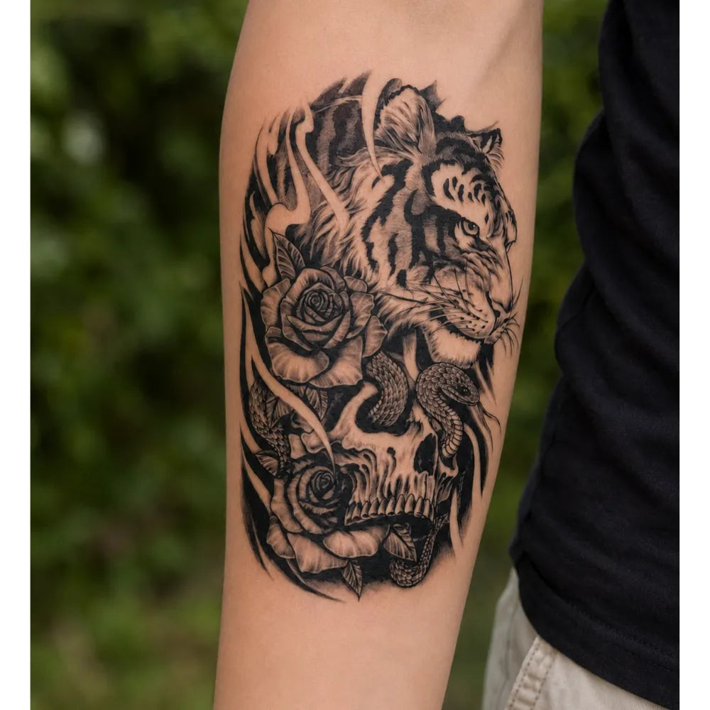 SafeTatt — Wild Instinct · fotografie tetování na kůži